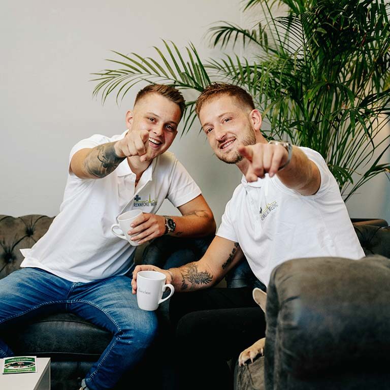 Die Gebrüder Kilian und Jonathan Rennecke - Geschäftsführer von Rennecke-Medic