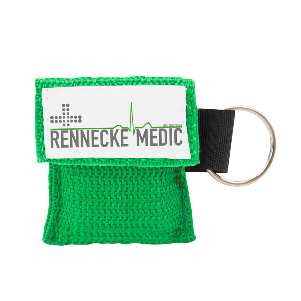 Rennecke-Medic Beatmungstuch im Schlüsselanhänger – Sicher & Praktisch für  Notfallsituationen”