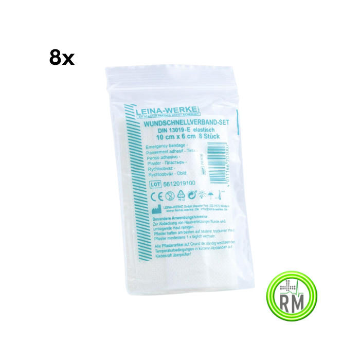 Wundpflaster 10x6cm Beutel à 8 Stück