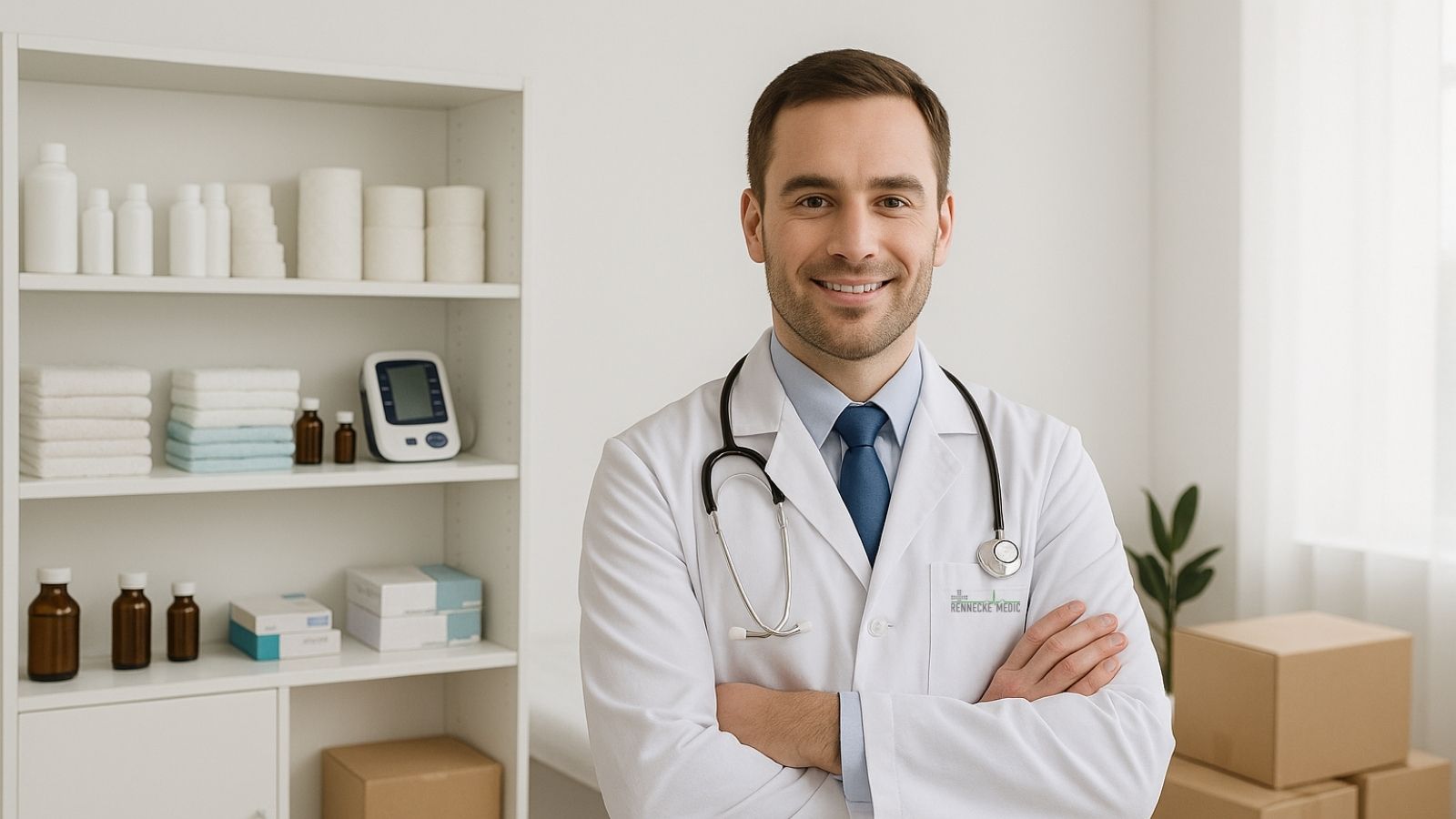 Moderne Arztpraxis mit Praxisbedarf in Köln